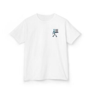 Kids Robot Tee White Front & Back
